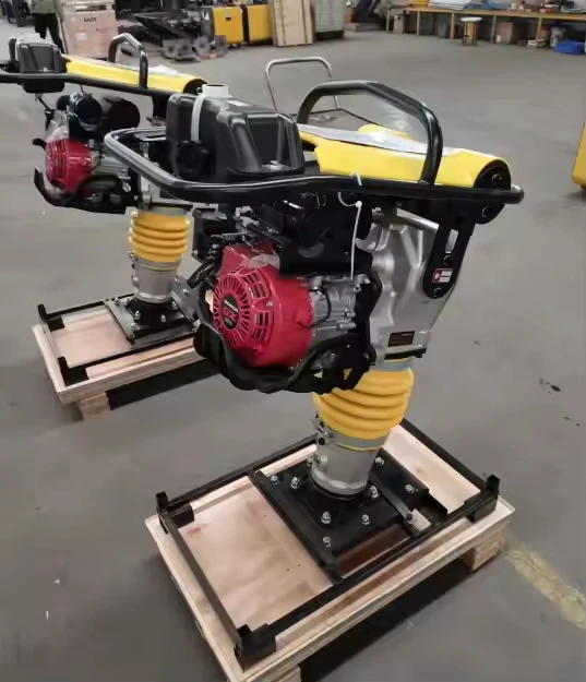 Gasoline  Vibratory Tamping Rammer Jumping Jack Tamper with Engine Impact Force Durable for Heavy-duty Applications
