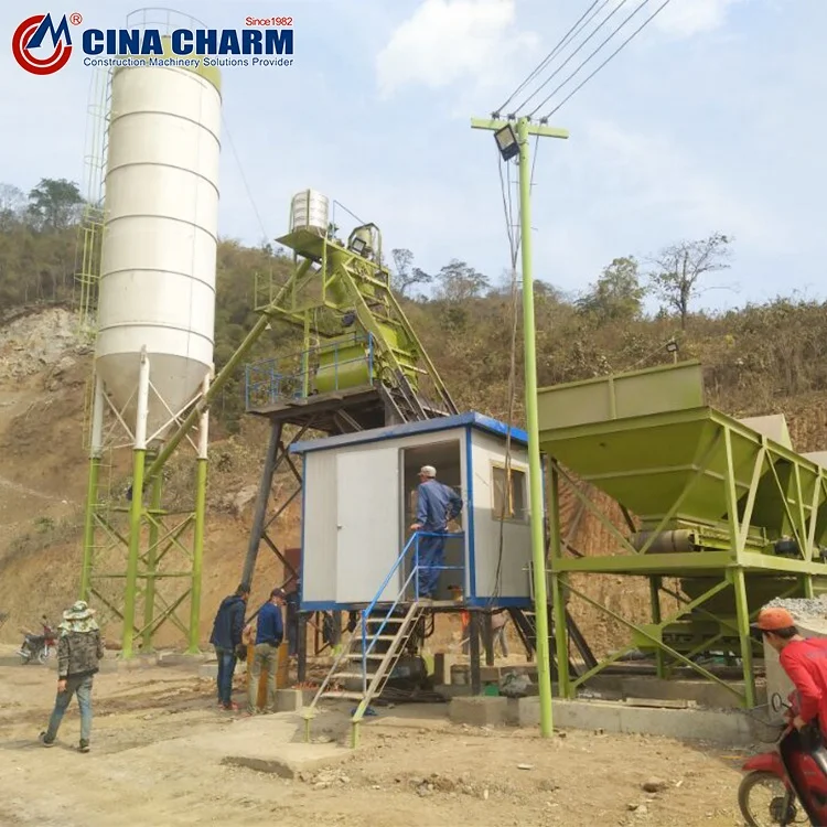 HZS small rmc concrete batching plant price