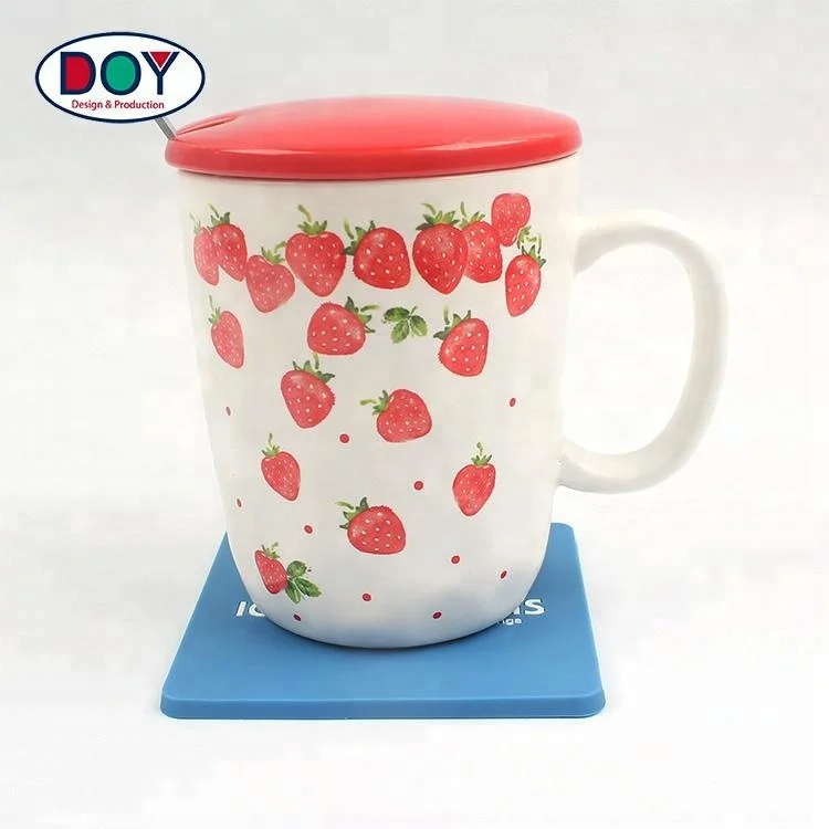 Экологичный мягкий ПВХ резиновый коврик с логотипом торговой марки Противоскользящий для чайной чашки рекламных подарков