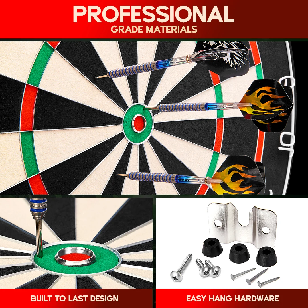 Promotion reliable dartbord skipjack dartscheibe dart boards for corporate gift set