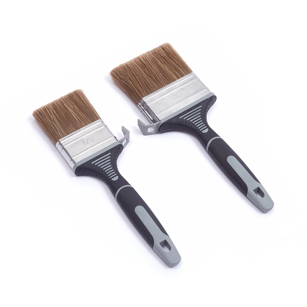 Hot Selling TPR Soft Plastic Handle Bristle Wall Paint Brush