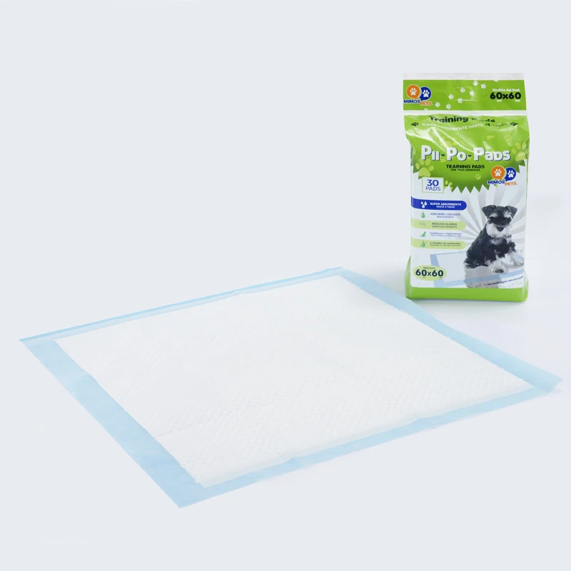 Disposable super absorbent pet training pad for puppies and small adult dog