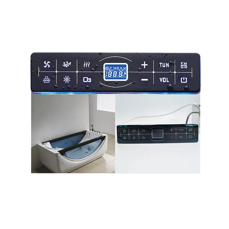 Spa Pool Touch Screen IPX6 Massage Bathtub Controller Temperature Control Box