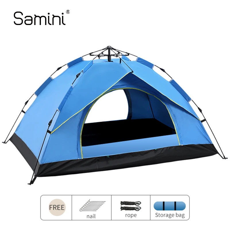 3 second open tent folding pop up automatic tent easy set up event camping other tent in stock cheap price