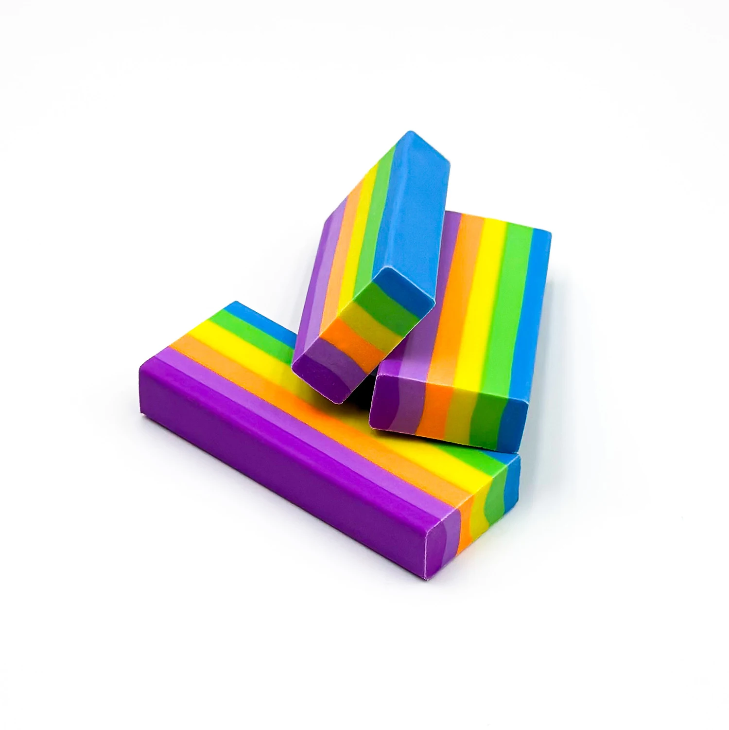 fun fancy custom erasers for pencils Cute rainbow erasers for kids kawaii eraser for children
