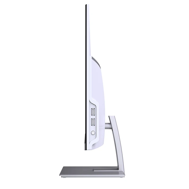 23.6 inch No border screen computer all in one pc desktop monoblock white aio barebone all in one computer
