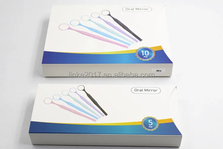 Glin Autoclavable Oral Mirror 134 Degree Centigrade Dental Material Mouth Mirror  With Measurement Ruler Dentist Product