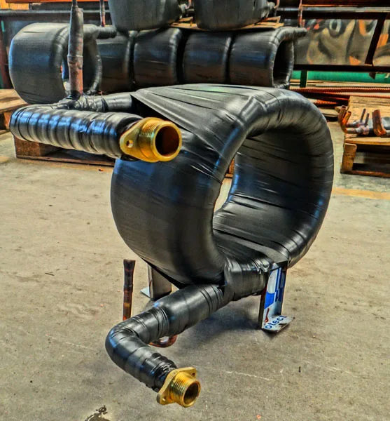 Heat exchanger tube to tube for heat pump water heater