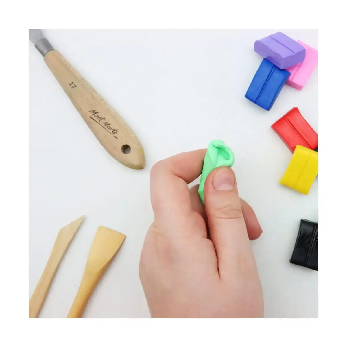 Mont Marte Make n Bake Polymer Clay 10pc modelling clay for kids