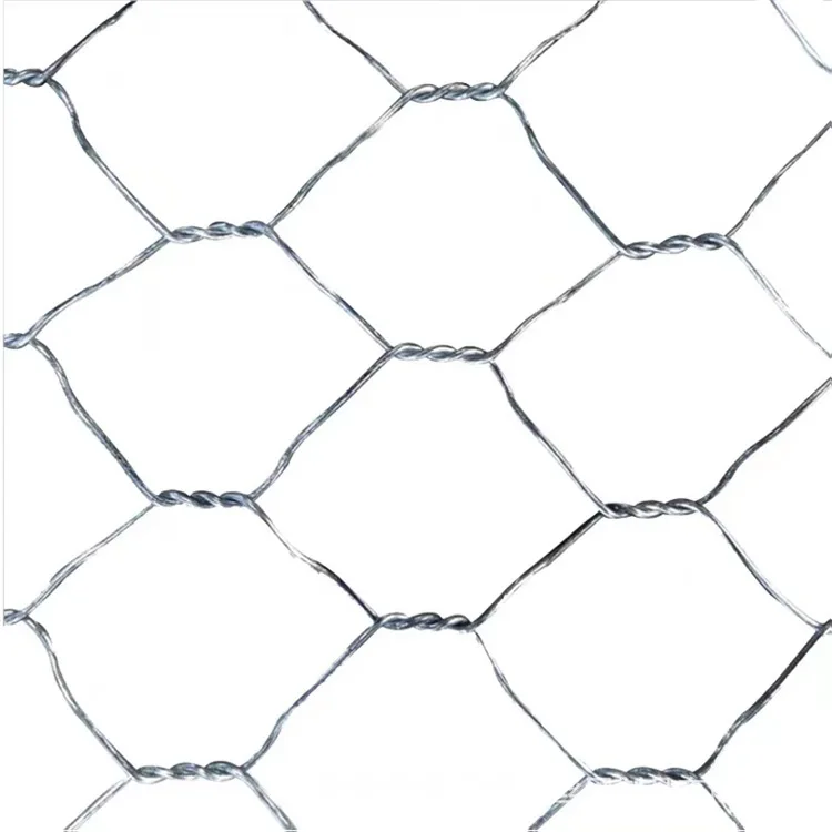 Galvanized Gabion Box Hexagonal Gabion Iron Wire Mesh Woven Gabion Net