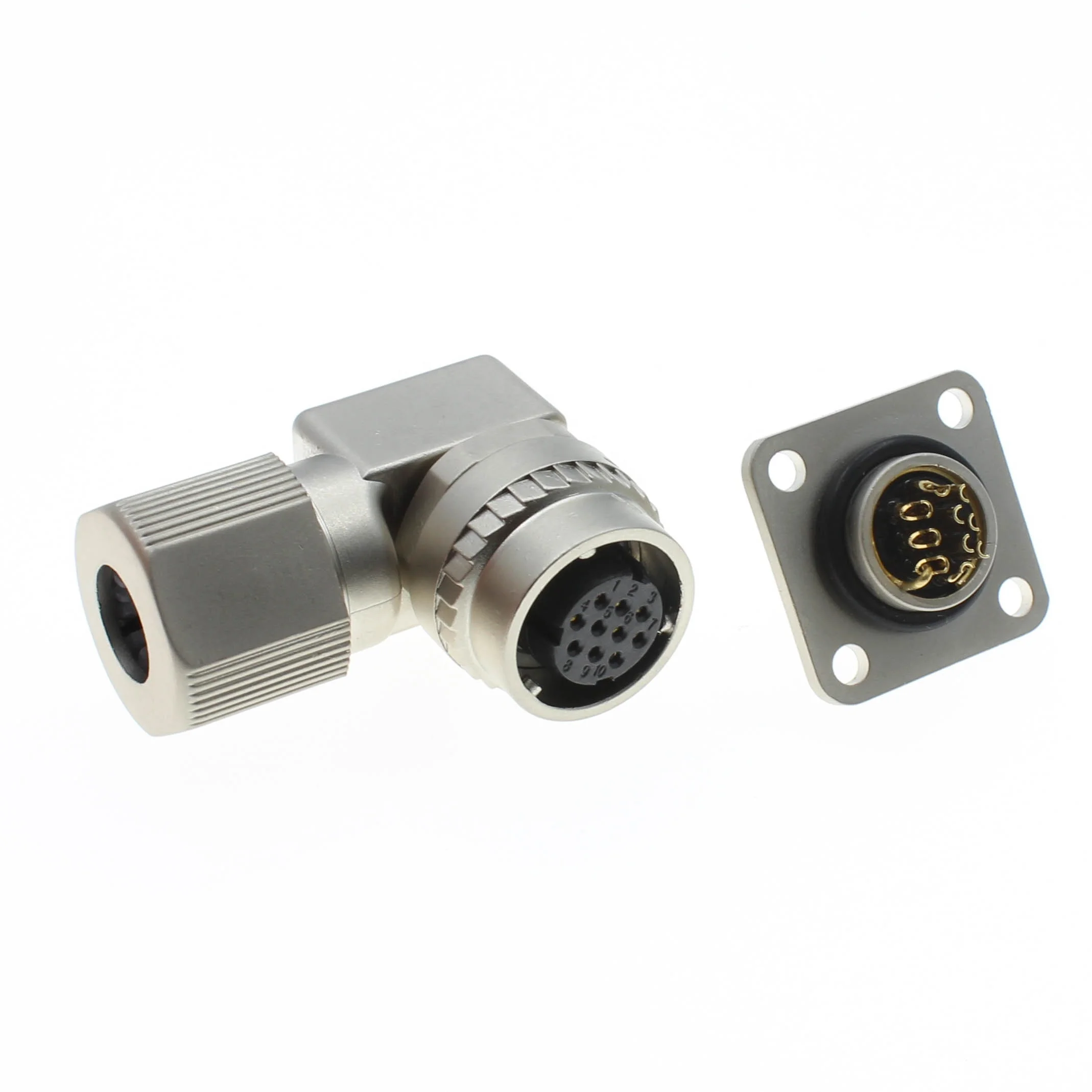 
IP67 Waterproof circular connectors threaded Connector for 2pin,10pinDDK series 