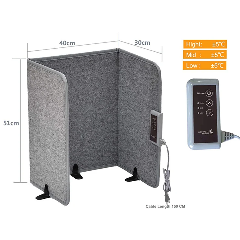 High Quality foldable design cozy products toasty toes ergonomic heated foot warmer