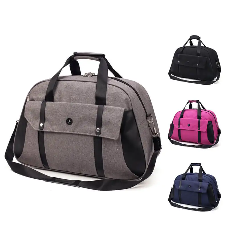 high quality canvas bag bright color travel bag unisex anti-theft convertible sling bag with metal buckle