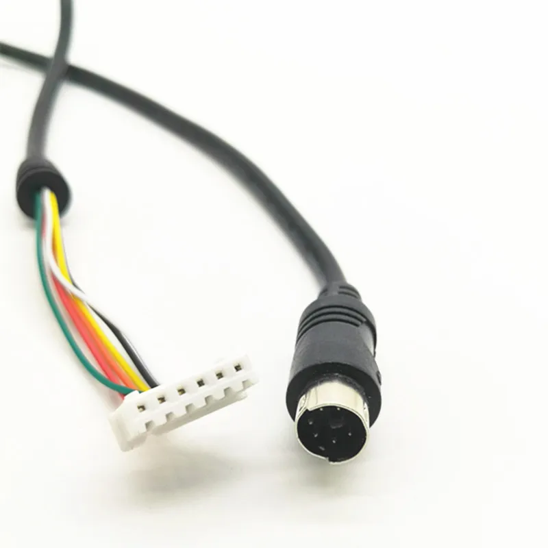 Custom JST PH/XH 6 Pin wire Harness Assembly Cable Power Mini Din 6 Pin to JST XH 6P Audio video cable