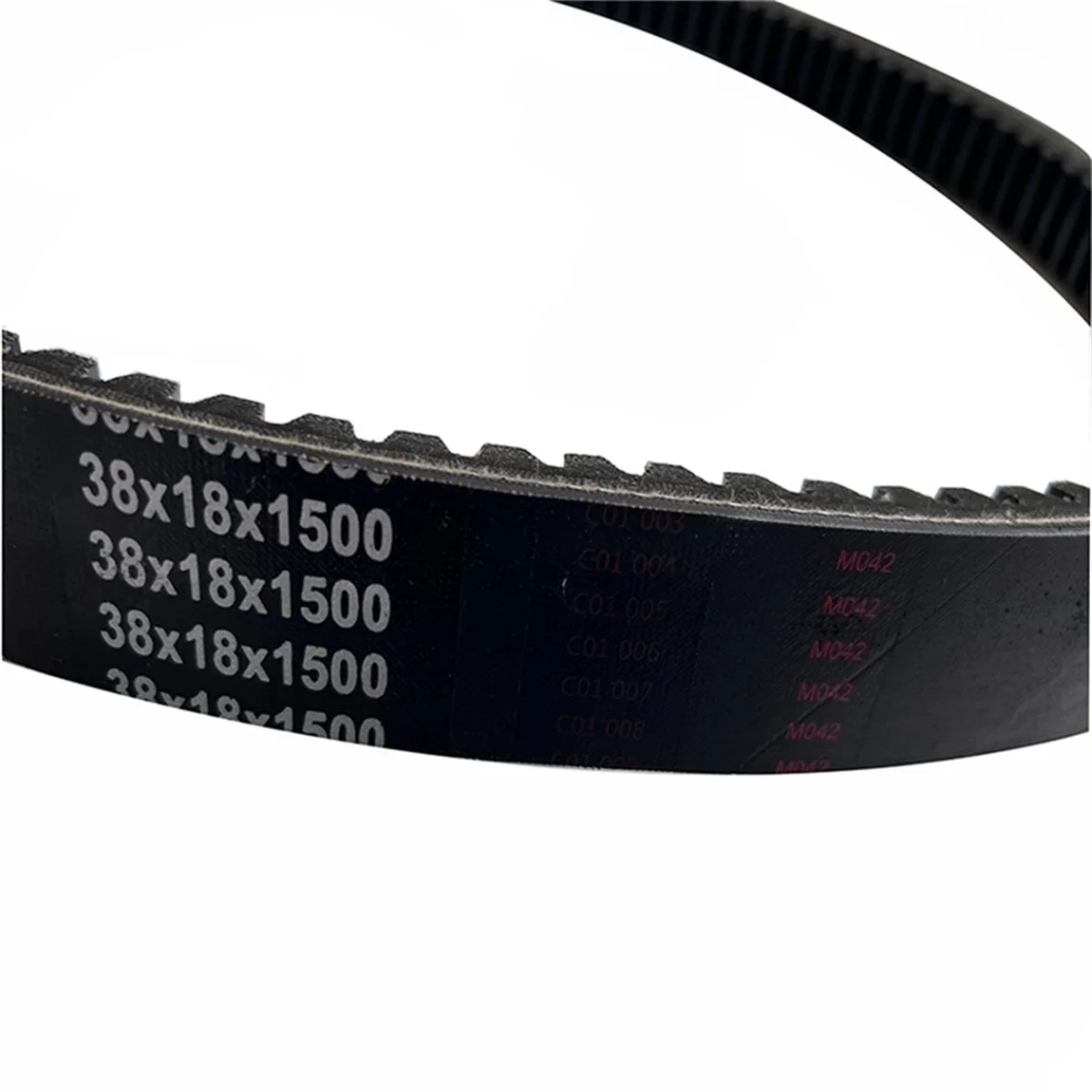 High Quality Natural Rubber High Power Industrial Cog Industrial Raw Edge Flexible Heat Resistant V-Belt