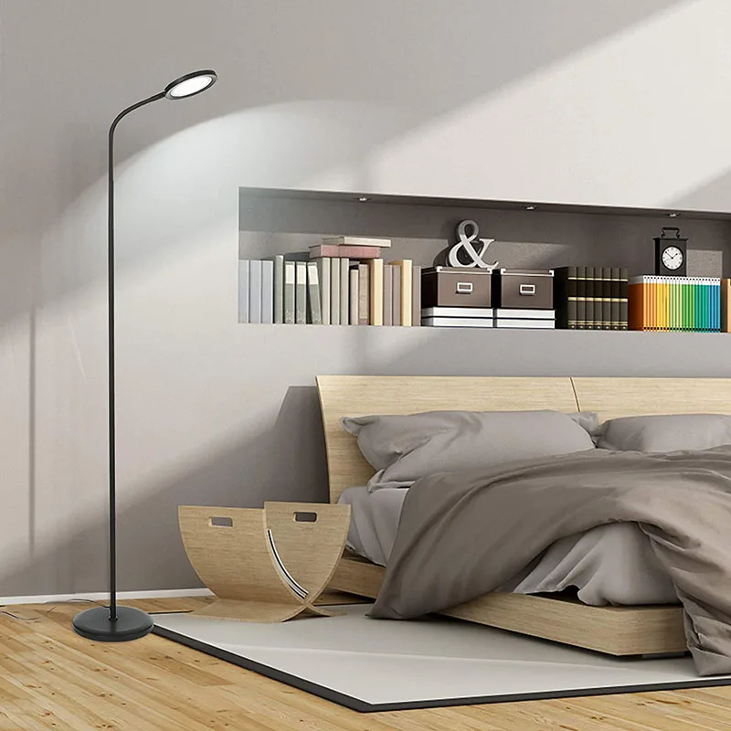 
Professional custom night floor standing lamp black for living room 