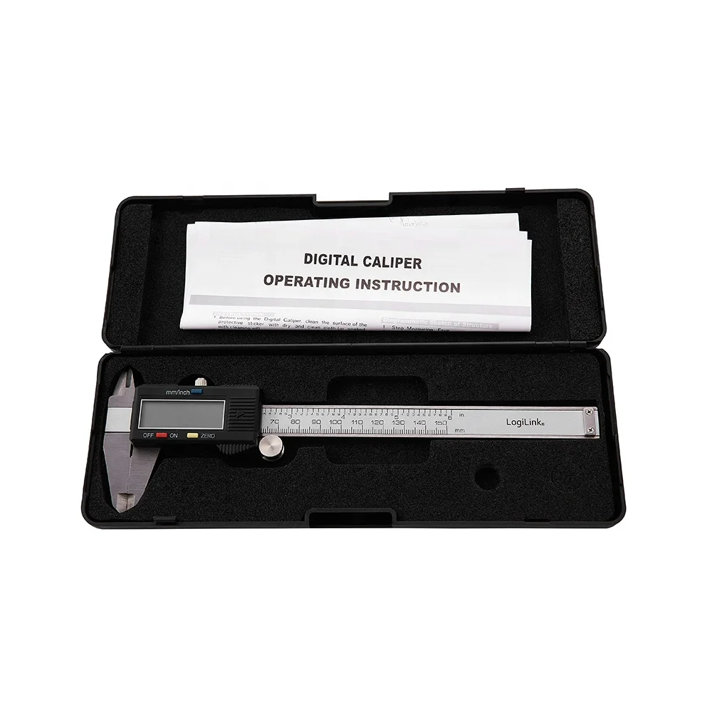 Mechanical Sliding Digital Calipers Stainless Steel Accuracy Aperture Depth Diameter Vernier Caliper