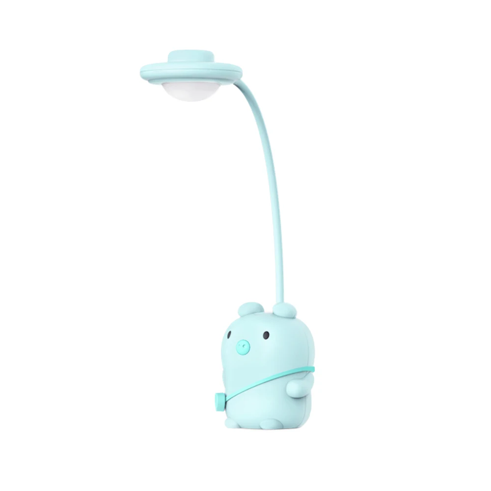 Pig shape Eye Protection Cute style LED Table Lamp, 5V 2W ABS Study Reading Desk Lamp LED Table Lamp