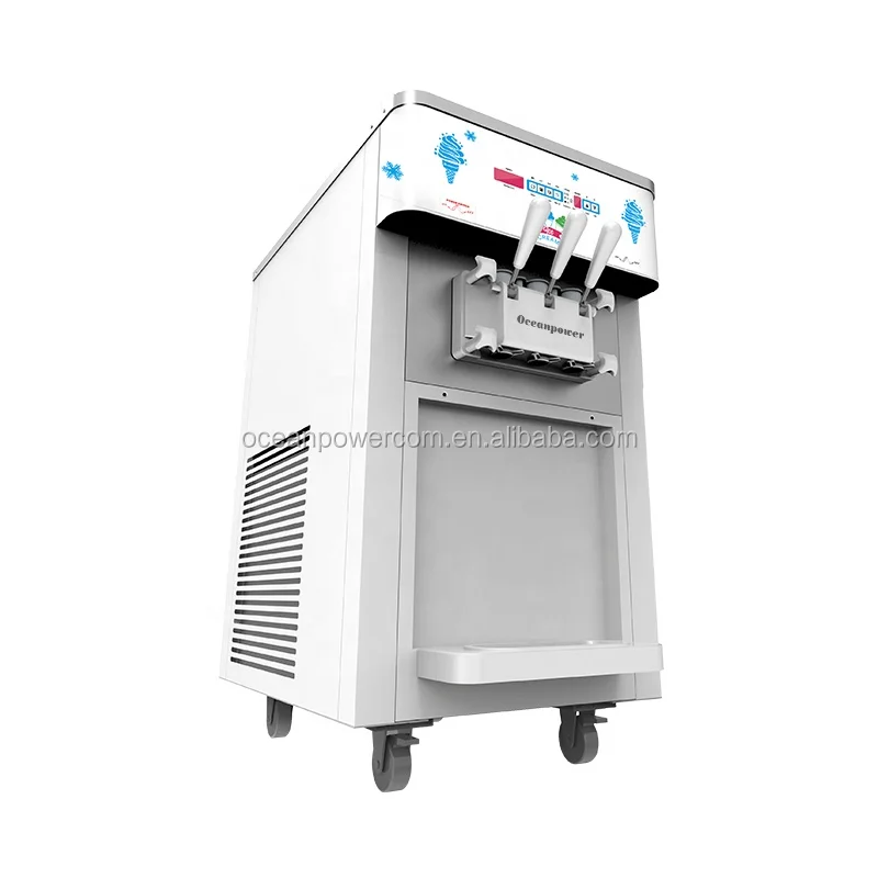 Oceanpower OP125CT table top soft Serve machine mcdonalds ice cream machine (Electronic Air pump)