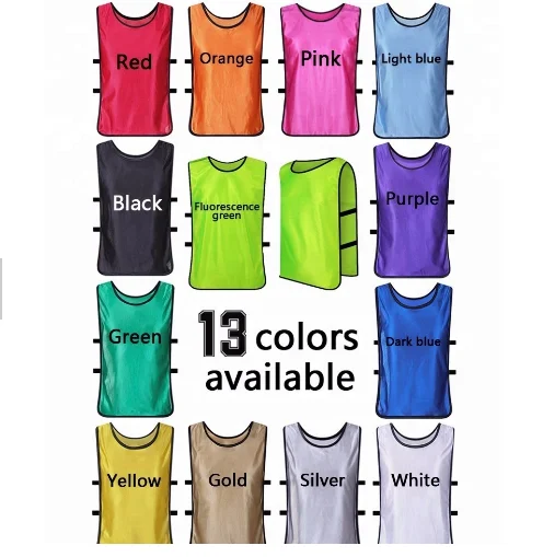 2019 Wholesale Soccer Sports Training Vest Football Vest Bibs