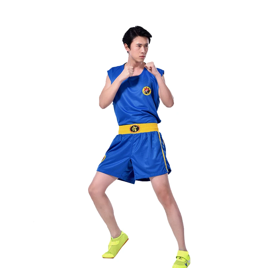 Custom  Sanda uniform OEM Customized Wushu Sanda cloth Martial arts Sanda sportswear with customer Logo