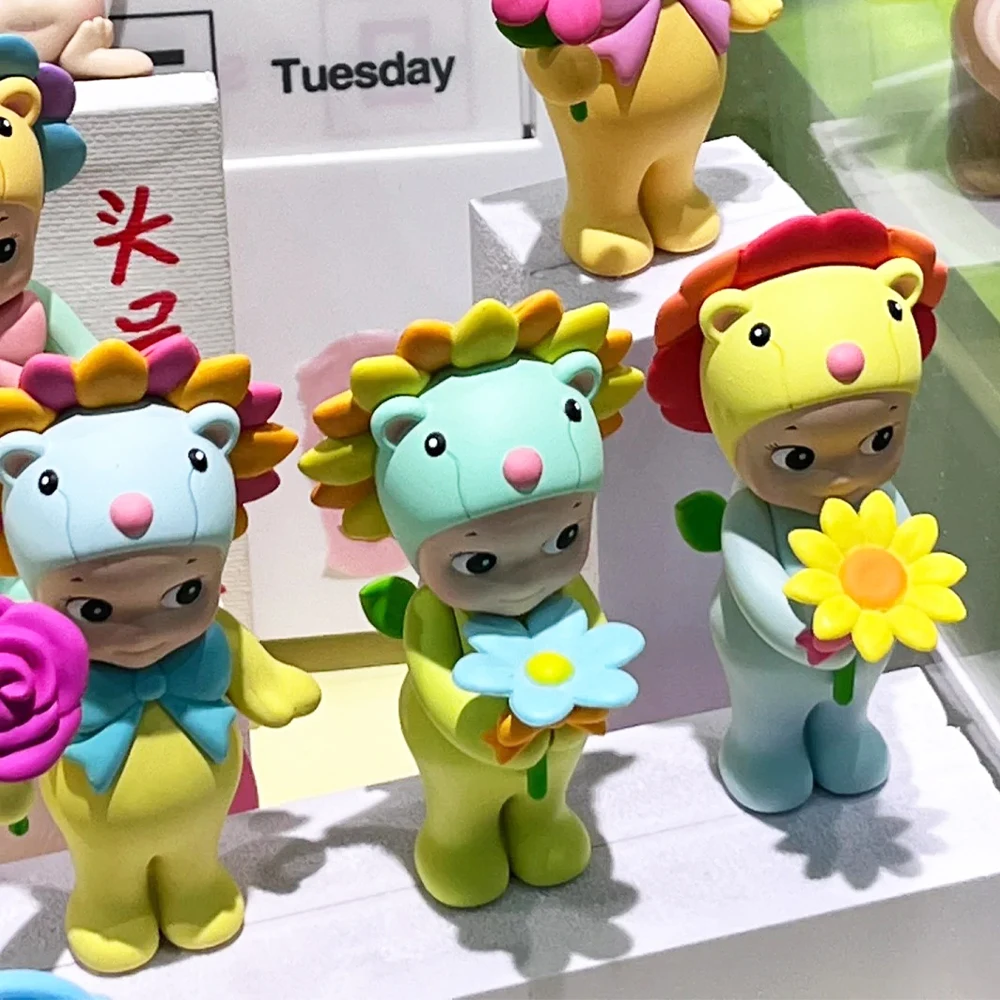 Sonny Angel Flower Gift Series Blind Box Anime Mini Figurine Cartoon Action Figures Model Doll Kids Surprise Gift