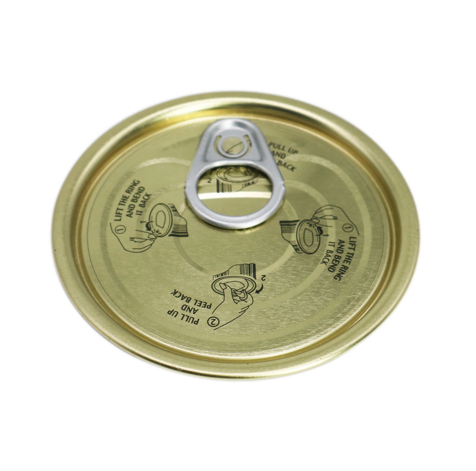 401 round easy open TFS EOE lid for food can