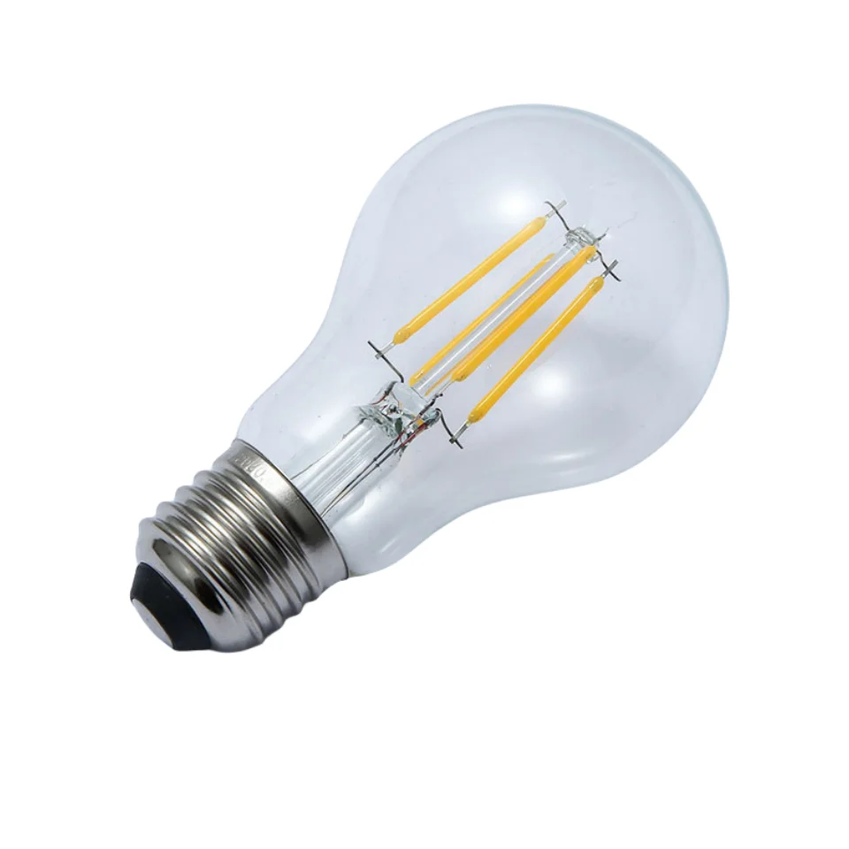 A60 Lamp 4W LED 60mm globe clear led filament bulb lights