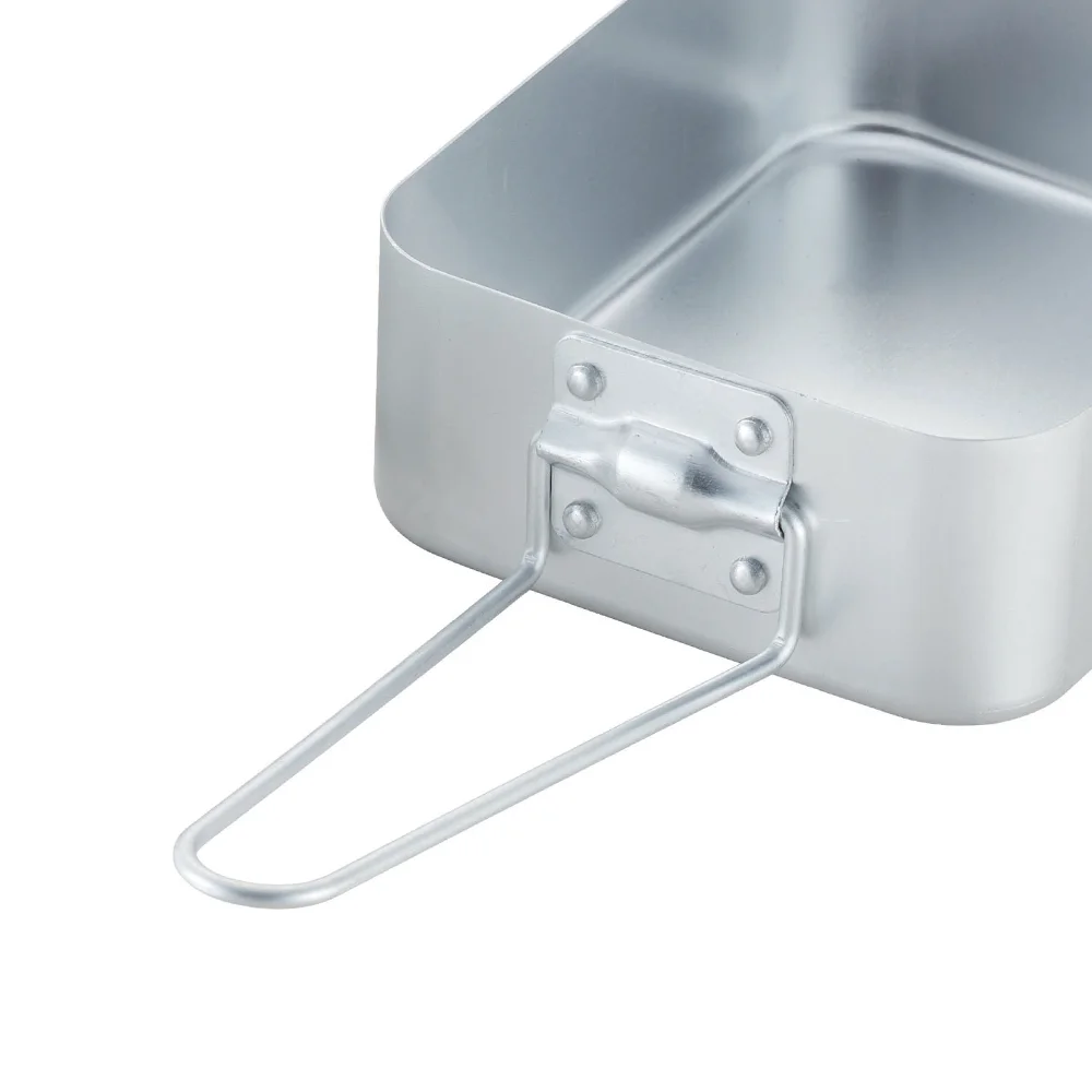 High Quality Portable Lightweight Lunch Outdoor Camping Mess Kit Aluminium Japan 3 Piece Mess Tin