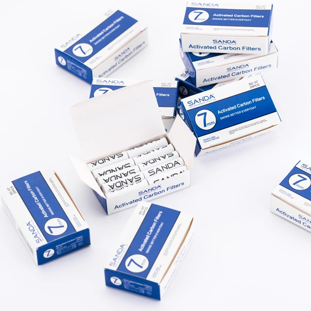 White ceramic cigarette filter
