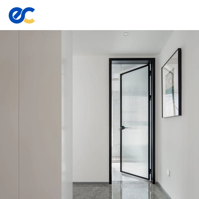 Soundproof Triple Glass casement Door Exterior swing Door Aluminum Casement Doors