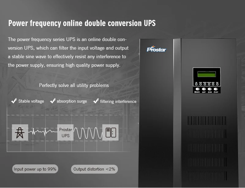 UPS 15 ква для электроники и телекоммуникации однофазный онлайн 220 В