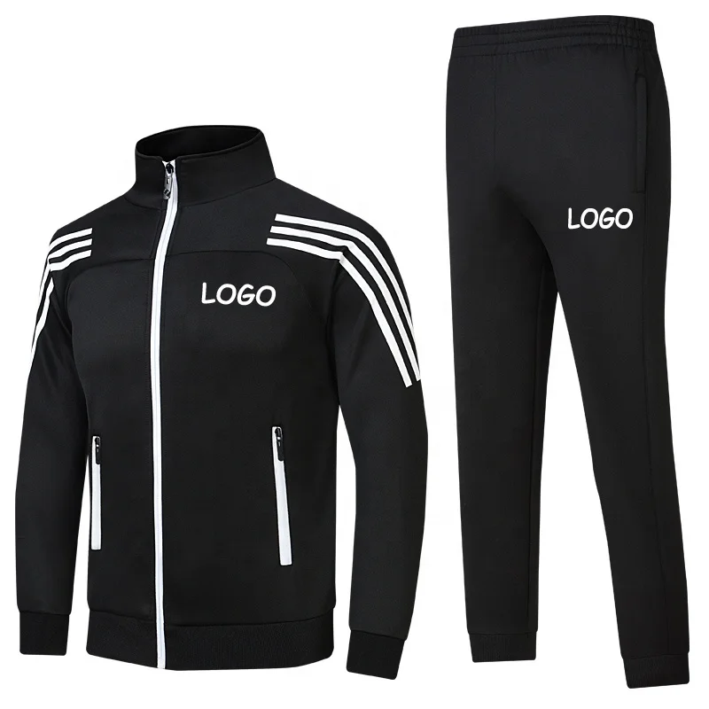 Dropshipping Jogging Custom Logo Track Suits Tracksuit For Men /mens Polyester Sportswear Track Suit