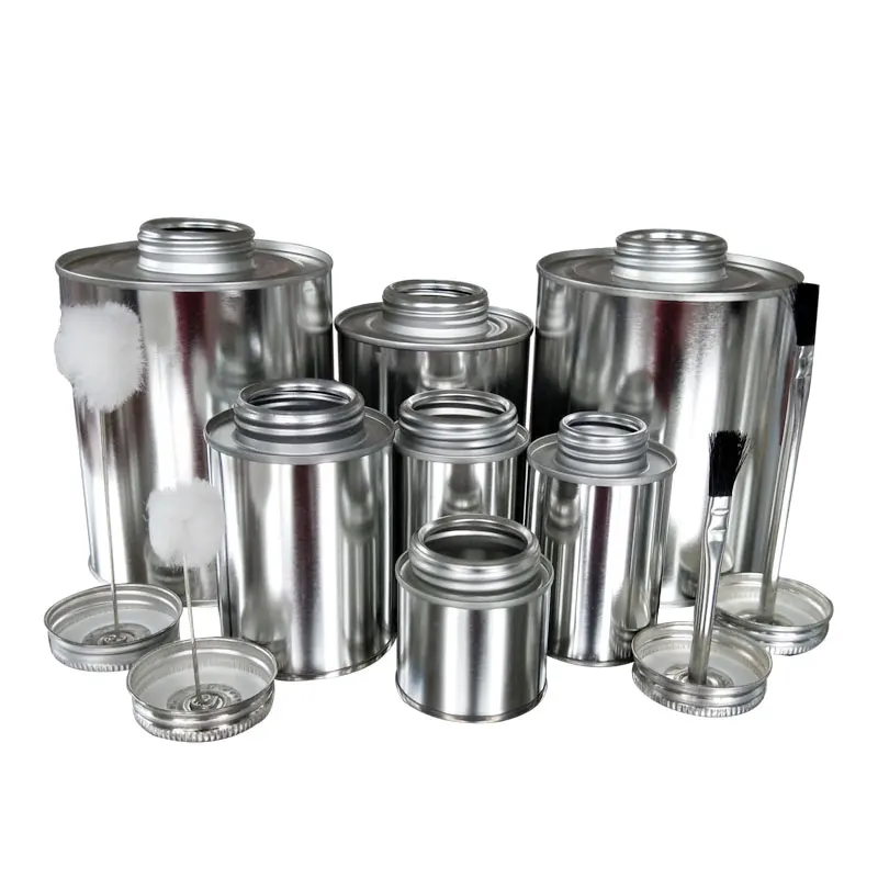 237ml(8oz) screw top tin cans cap with dauber
