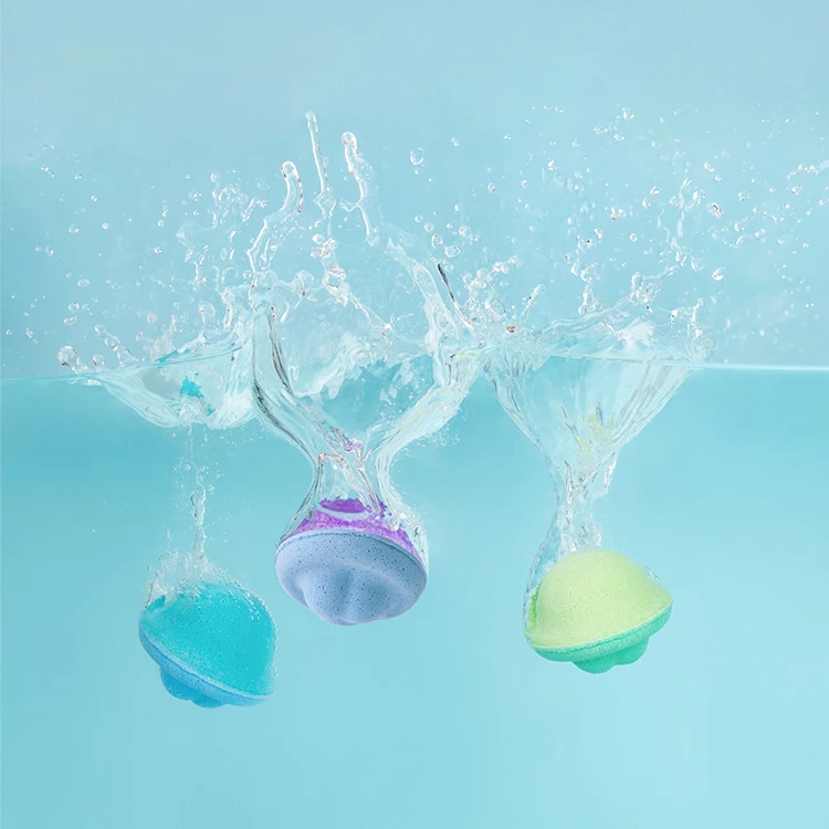 Jellyfish Christmas Fizzy Egg Mini Natural Bath Salt Wholesale In Bath Bombing Fizzers Salt Price Bath Bombs For Sale