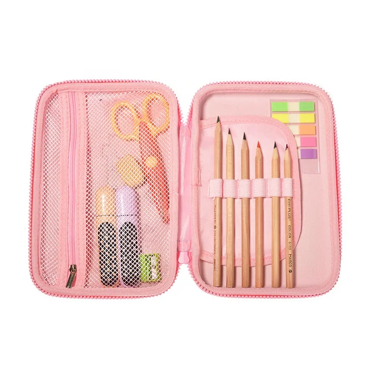 3D Large Capacity Multi Functional High Quality Eva Pencil Case For School Kids Factory Custom Pattern Cartoon Hard Pencils Case