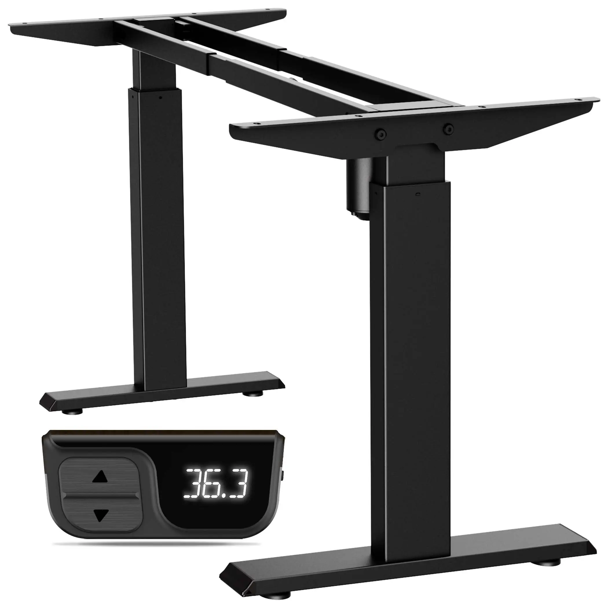 Single Motor Smart Home Electric Height Adjustable Sitting And Standing Desk Adjustable Table Products