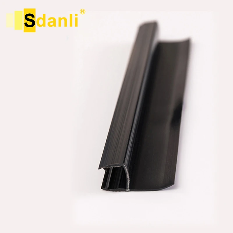 waterproof translucent plastic pvc seal strip door waterproof plastic pvc sealing tape for shower door