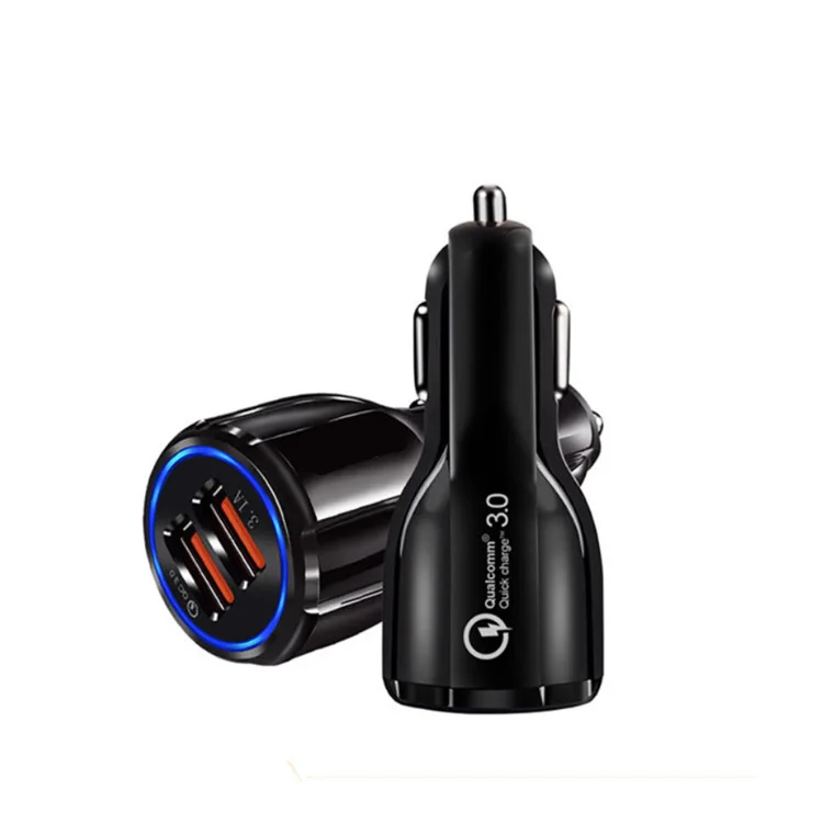  Быстрая зарядка QC 3 0 автомобильное зарядное устройство для iphone и Samsung Usb