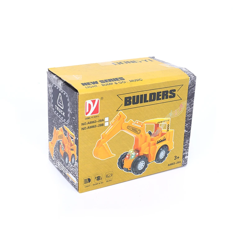 
Factory Supply Electric Universal Light Music Excavator Boys Construction Toy Vehicle 