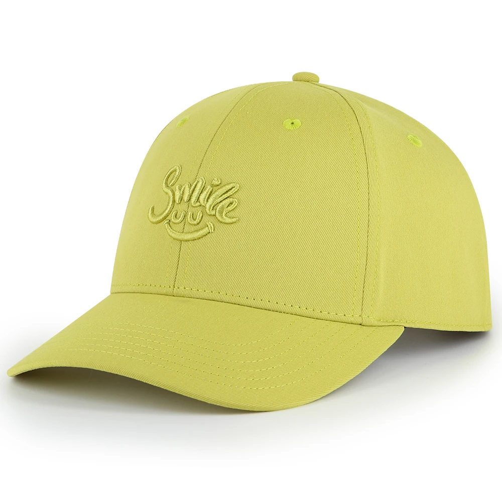 3D embroidery Mid Curved Low Profile  Structured Baseball Cap