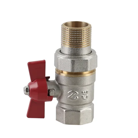 3/4 латунный шаровой клапан с ручкой-бабочкой