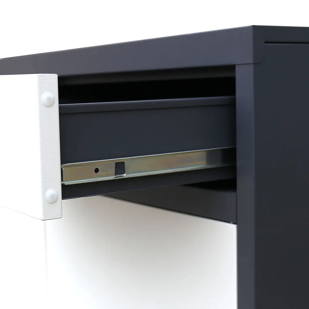 New Design Metal Office Low Cabinet Balcony Storage Tool Cabinet With Drawer With Lock File Tin Data Cabinet Office Furniture