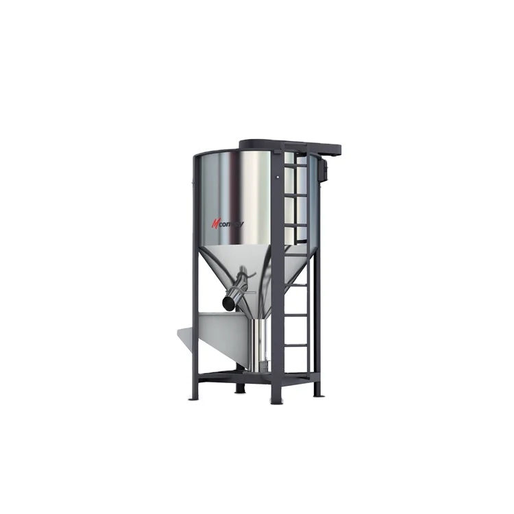 Custom High Quality Gray Vertical Batch Mixer and Heating Machine