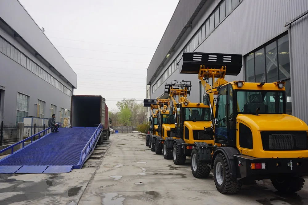 Earth-moving construction machinery telescopic mini skid steer wheel loader front end  wheel loadr
