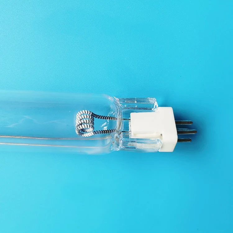 Ozone Free Tube Ultraviolet Germicidal Lamp 170W Quartz Glass UV Bactericidal Light 4-pins 253.7nm UVC Disinfection Lamp