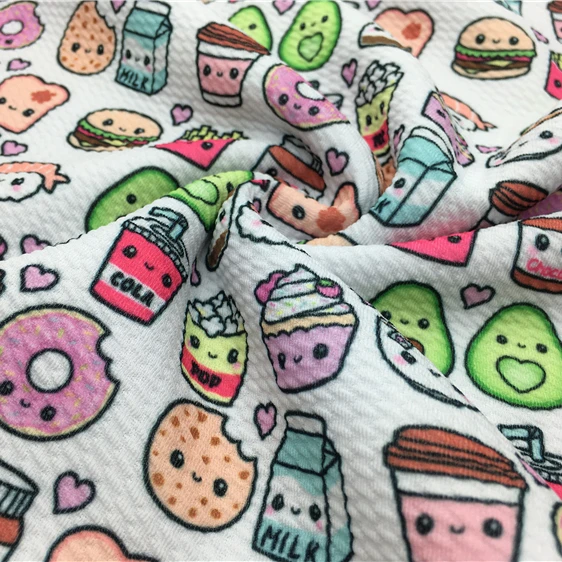 Цифровая печать для пулевидной ткани напечатанная пулевидная трикотажная ткань в наличии