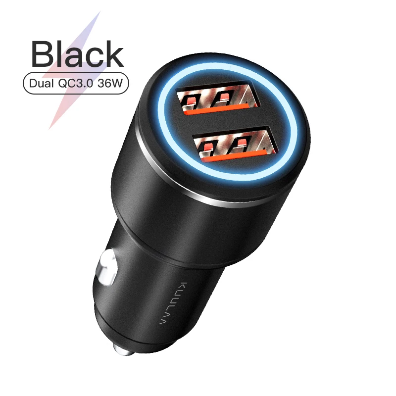 Support OEM ODM  Small and Convenient Car charger 36w QC3.0 PD Type-c Adapter Fast Charging USB Car Charger