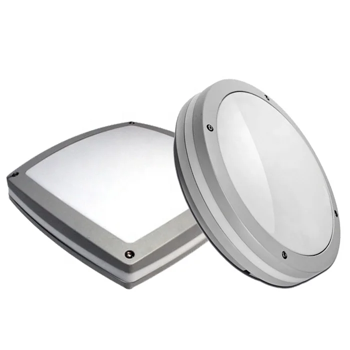 Aluminum+PC Cover Waterproof Bulkhead Light Fixture E27 Bulkhead Lighting Fitting SKD Bulkhead Light Housing