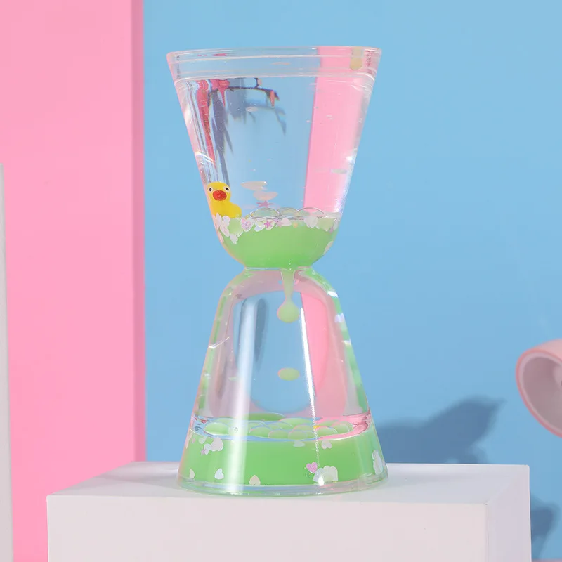 Home Decoration Liquid Timer Hourglass